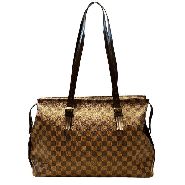 ルイヴィトン Louis Vuitton ダミエ チェルシー N51119 御徒面子 ショルダーバッグ レディース 貨物輸送無料 【中古】