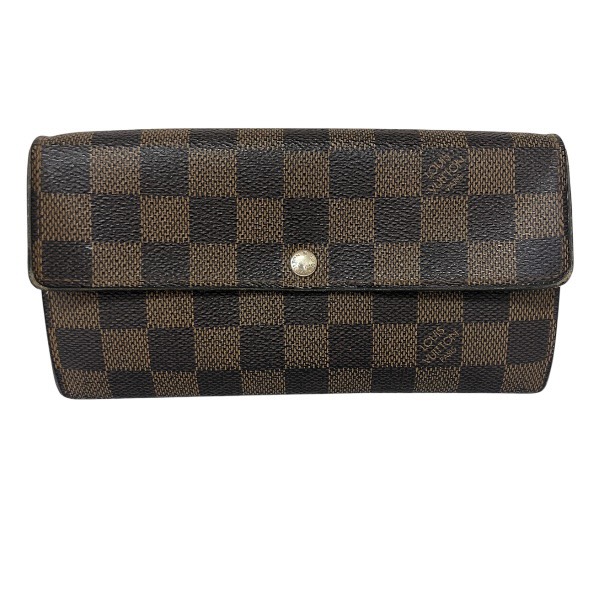 ルイヴィトン Louis Vuitton ダミエ ポルトフォイユ サラ N61734 長財布 2つ折り財布 ユニセックス 送料無料 【中古】
