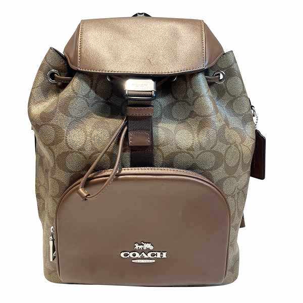 コーチ COACH シグネチャー キャンバス CT810 バッグパック バッグ リュック ユニセックス 送料無料 【中古】