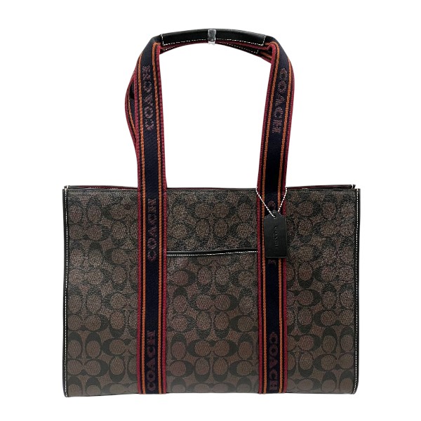 コーチ COACH シグネチャー ラージスミス CM865 バッグ トートバッグ レディース 未使用品 送料無料 【中古】｜ワンダープライス　店