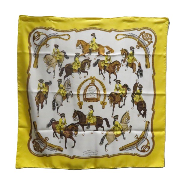 エルメス　HERMES　スカーフ　カレ90　ロシア旅行 エルメス カレ90 Voyages En Russie ロシア旅行 シルク スカーフ