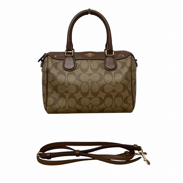 楽天市場】【バッグ】COACH コーチ ミニシグネチャー ストライプ