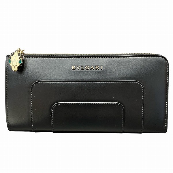 【美品】ブルガリ 長財布 セルペンティ スネーク レザー ブラック 楽天市場】BVLGARI ブルガリ セルペンティ スネーク 蛇 チャーム