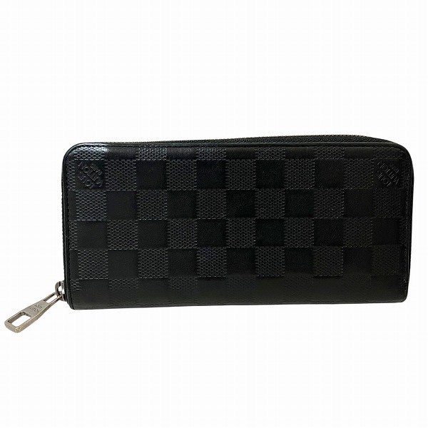 ルイヴィトン Louis Vuitton ダミエ アンフィニ ジッピーウォレット ヴェルティカル N63548 長財布 メンズ 送料無料 【中古】