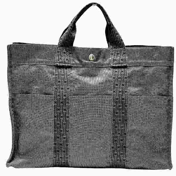 【美品】HERMES エルメス エールラインMM　 ハンドバッグ トートバッグ 楽天市場】HERMES エルメス エールライン MM グレー シルバー