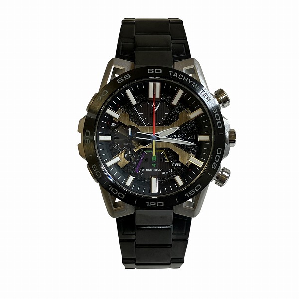 稼働 カシオ エディフィス 電波ソーラー クロノグラフ EQW-M1000D CASIO】 EDIFICE EQW-M1000D 電波時計 正常稼働中です。 - メルカリ