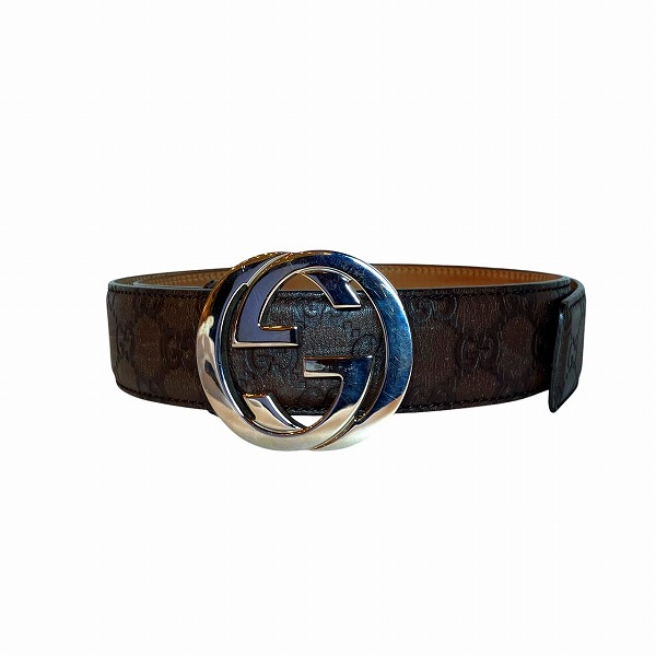 楽天市場】グッチ GUCCI グッチシマ 449716 レザー ベルト メンズ 小物  