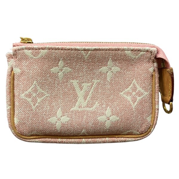 ルイヴィトン Louis Vuitton モノグラムジャガード ポシェット アクセソワール M81176 コインケース 手がかり入れもの ユニ一発やる 御徒面子 貨物輸送無料 【中古】