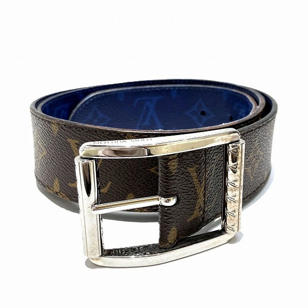 LOUIS VUITTON サンチュール リヴェルソ 40MM 85cm ルイヴィトンサンチュール リヴェルソ 85cm 14145 白/ネイビー