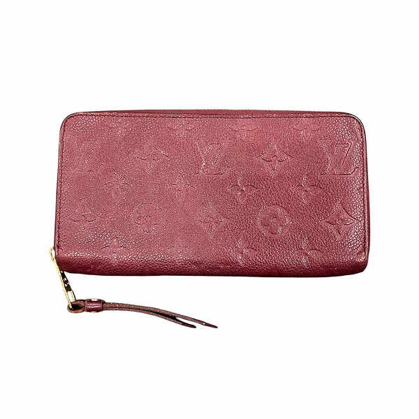 ルイヴィトン Louis Vuitton モノグラム アンプラント ジッピー・ウォレット M68571 長財布 レディース 送料無料 【中古】