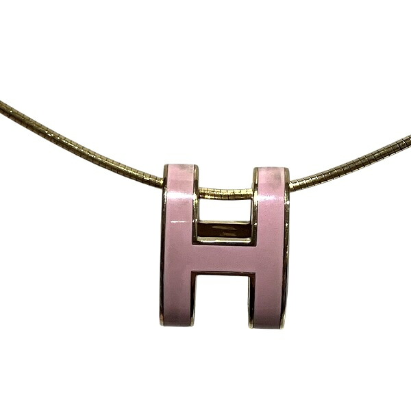 エルメス Hermes Hermes ポップアッシュ ピンク&times;ゴールド ブランド小物 ネックレス レディース 送料無料 【中古】｜ワンダープライス　店