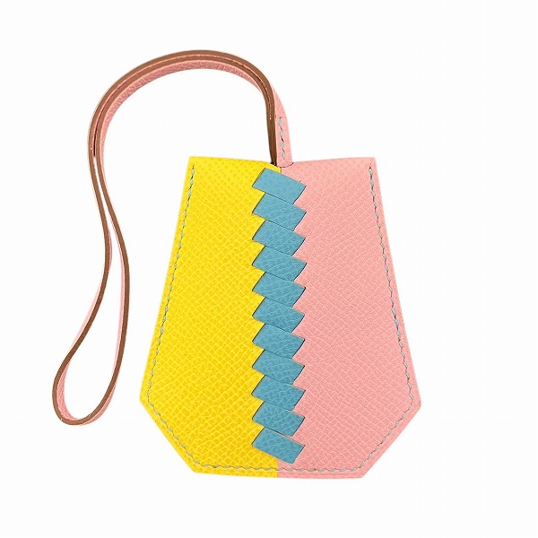 楽天市場】HERMES エルメス クロシェット キーリング ボックスカーフ