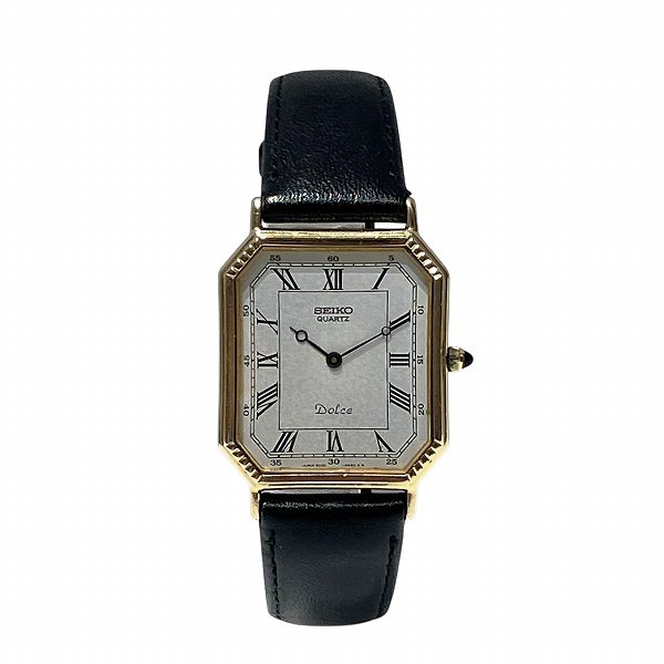 美品 稼動品 SEIKO セイコードルチェ メンズ 黒文字盤 6030-5480 ht4516.jpg