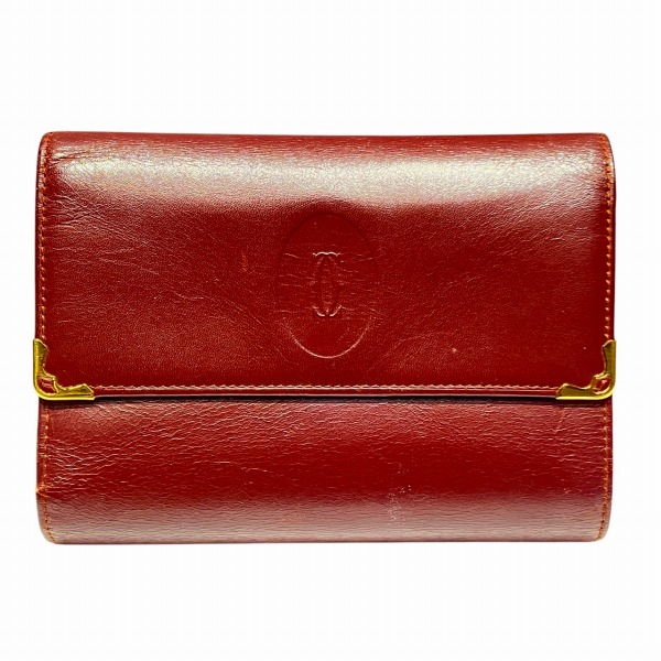 楽天市場】【財布】Cartier カルティエ マストライン 3つ折財布 W