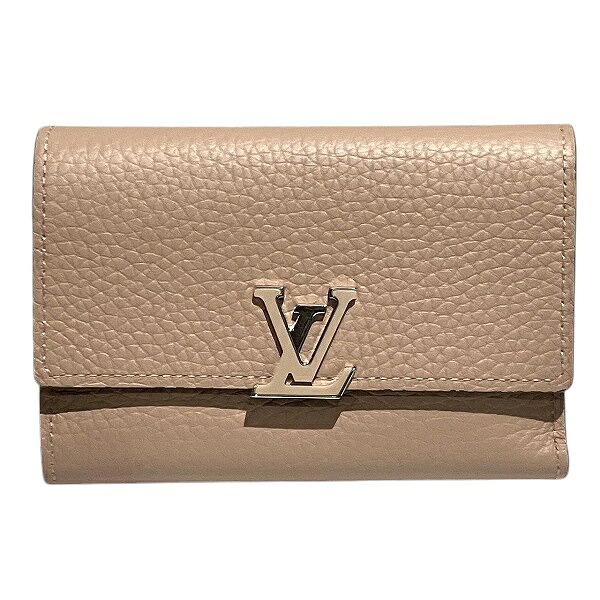 ルイヴィトン Louis Vuitton カプシーヌ ポルトフォイユ M62156 コンパクトウォレット 3つ折り紙入れ レディース 貨物輸送無料 【中古】