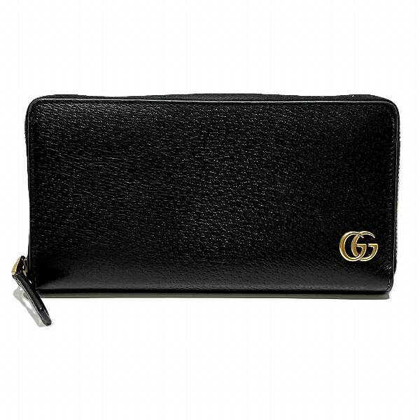 グッチ GUCCI GGマーモント 428736 財布 長財布 レディース 送料無料 【中古】|ワンダープライス 店