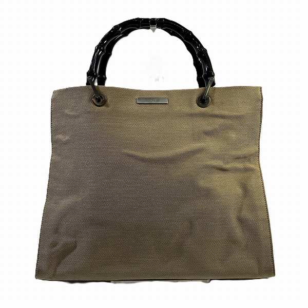 グッチ GUCCI バンブー 002 1010 ナイロンキャンバス バッグ トートバッグ レディース 送料無料 【中古】
