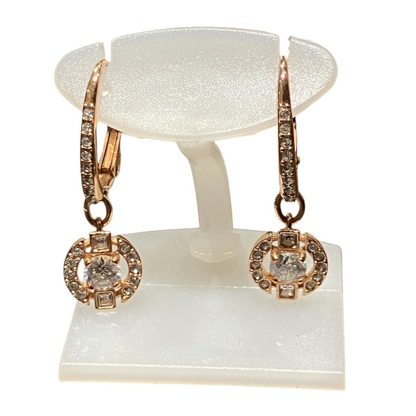 楽天市場】SWAROVSKI スワロフスキー ハーフフープ ピアス