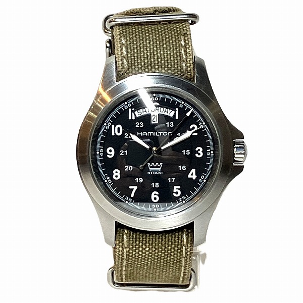 楽天市場】良品☆【HAMILTON】ハミルトン カーキ デイデイト H644510