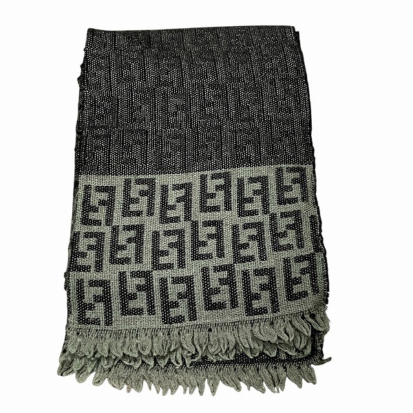 未使用タグ付き! FENDI レオパード柄マフラー　イタリア製　レッド　ブラック 未使用タグ付き! FENDI レオパード柄マフラー イタリア製 レッド