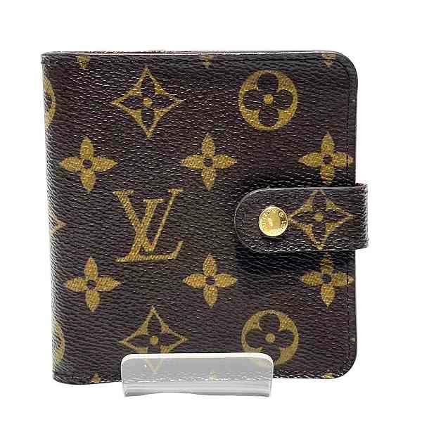 ルイヴィトン LOUIS VUITTON 二つ折り財布 モノグラム M61667 楽天市場】O 【LOUIS VUITTON】コンパクトジップ M61667 二つ折り財布