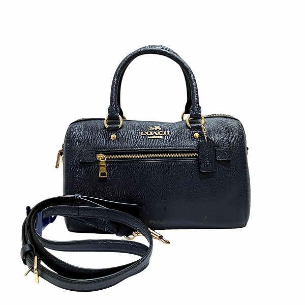 極美品✨COACH 馬車ロゴ　ハンドバッグ PVC ブラウン ミニボストン COACH - 極美品✨COACH 馬車ロゴ ハンドバッグ PVC ブラウン