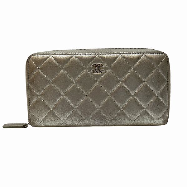 楽天市場】CHANEL(シャネル）2.55・マトラッセ ZIP長財布 S金具 カード