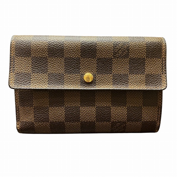 LOUIS VUITTON ポルトトレゾール エテュイ パピエ モノグラム 財布 LOUIS VUITTON ルイヴィトン 三つ折り財布 ポルト トレゾール