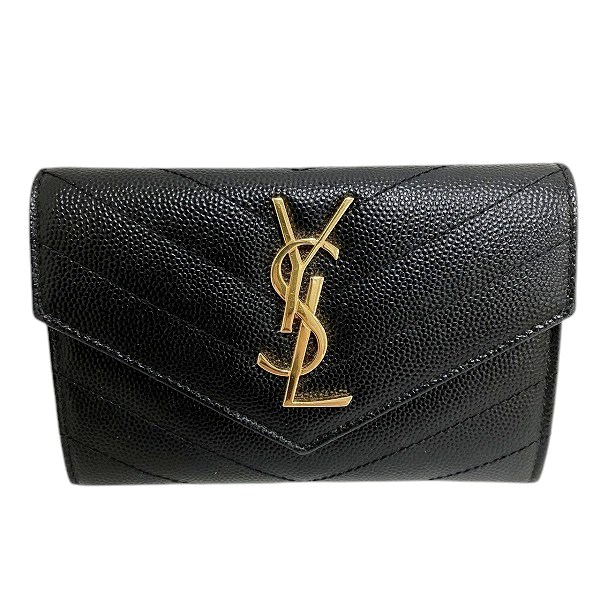 楽天市場】YVES SAINT LAURENT イヴ・サンローラン 三つ折り財布 財布