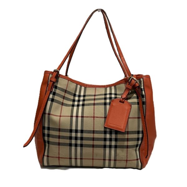 楽天市場】バーバリー ハンド バッグ レッド 格子柄 ブラウン