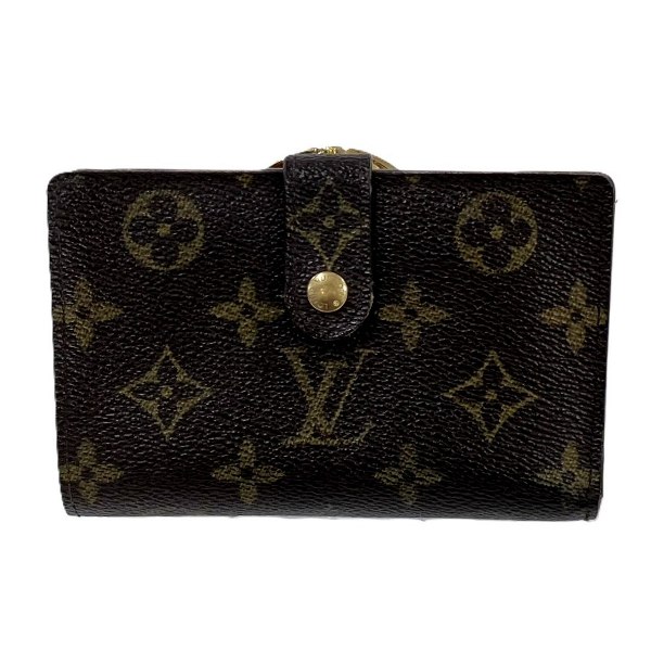 ルイヴィトン Louis Vuitton モノグラム ポルト モネビエ ヴィエノワ M61663 2つ折り財布 ユニセックス 送料無料 【中古】