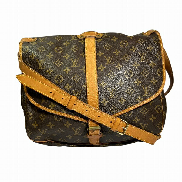 ルイヴィトン Louis Vuitton モノグラム ソミュール35 M42254 バッグ ショルダーバッグ ユニセックス 送料無料 【中古】