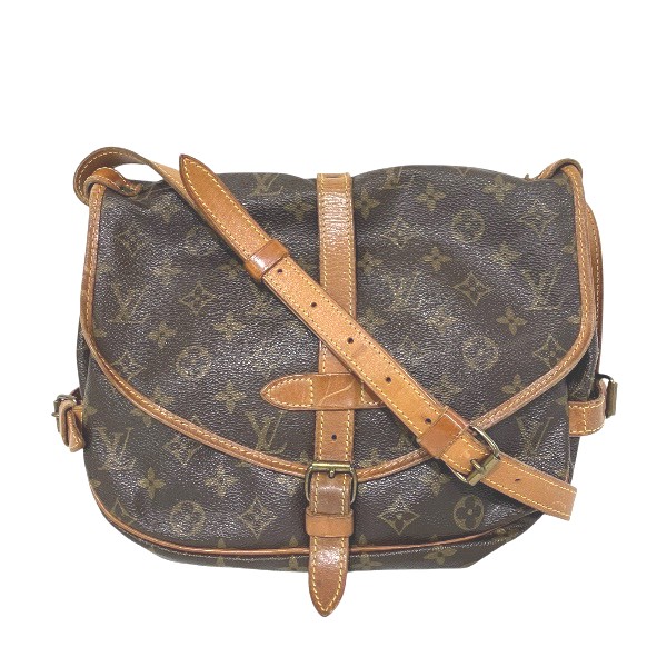 ルイヴィトン Louis Vuitton モノグラム ソミュール30 M42256 御徒面子 ショルダーバッグ ユニ一発やる 貨物輸送無料 【中古】
