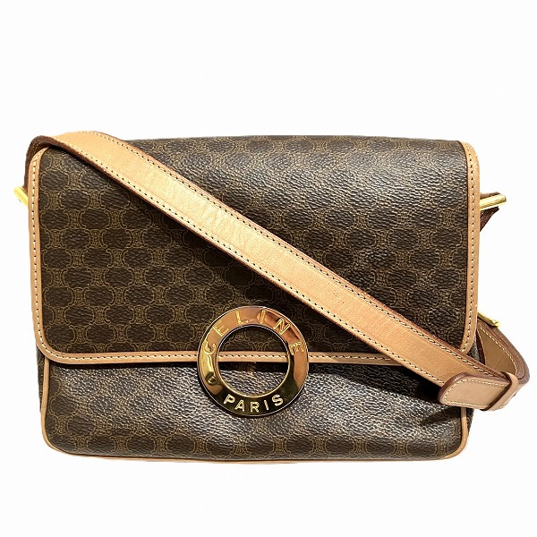 セリーヌ CELINE マカダム柄 M14 バッグ ショルダーバッグ レディース 送料無料 【中古】