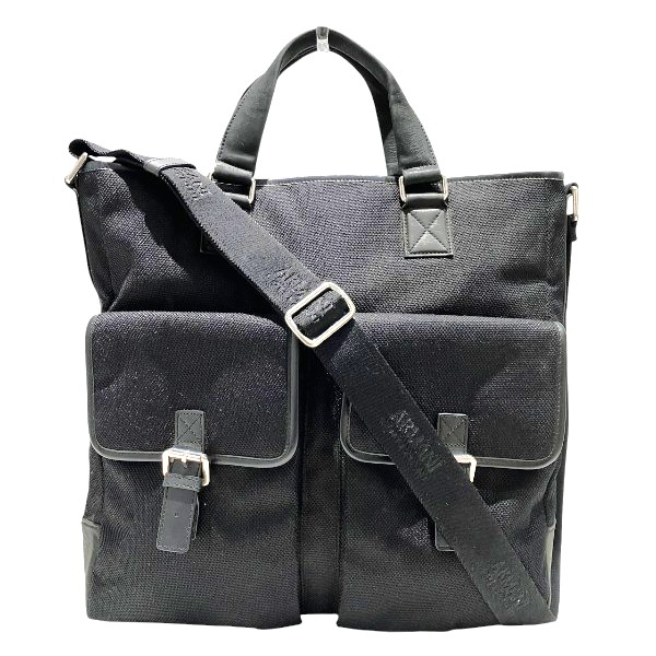 アルマーニ YAM312YH159 2WAY バッグ トートバッグ ショルダーバッグ メンズ 送料無料 【中古】