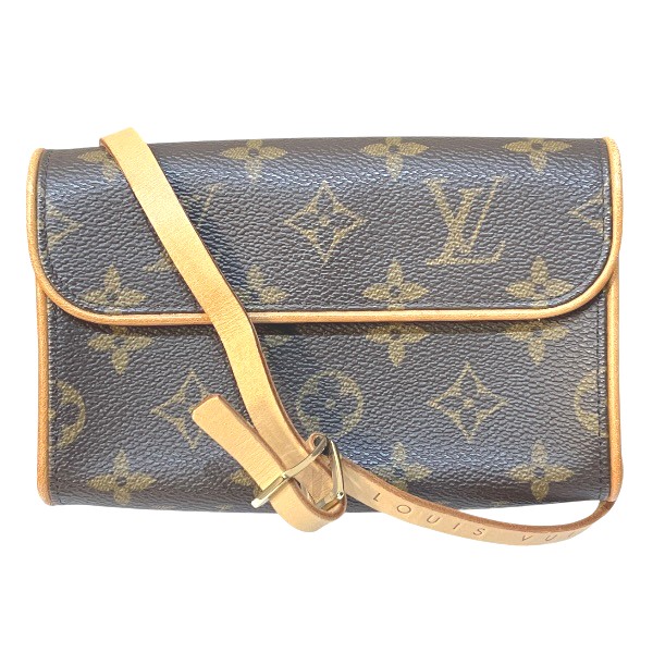 ルイヴィトン Louis Vuitton モノグラム ポシェット フロランティーヌ M51855 ウェストバッグ 御徒面子 ショルダーバッグ レディース 貨物輸送無料 【中古】