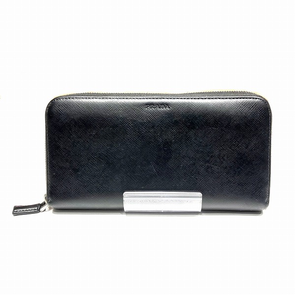 プラダ PRADA ラウンドファスナー 長財布 2ML317 長財布 ユニセックス 送料無料 【中古】 19,460円