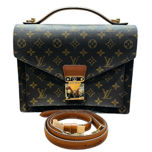 楽天市場】ルイヴィトン Louis Vuitton モノグラム モンソー 26 M51187