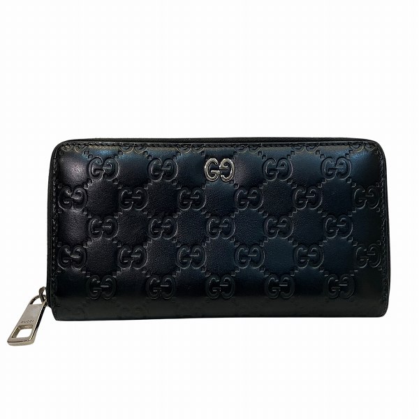 楽天市場】【中古】 グッチ ラウンドファスナー長財布 GGメタル 473928