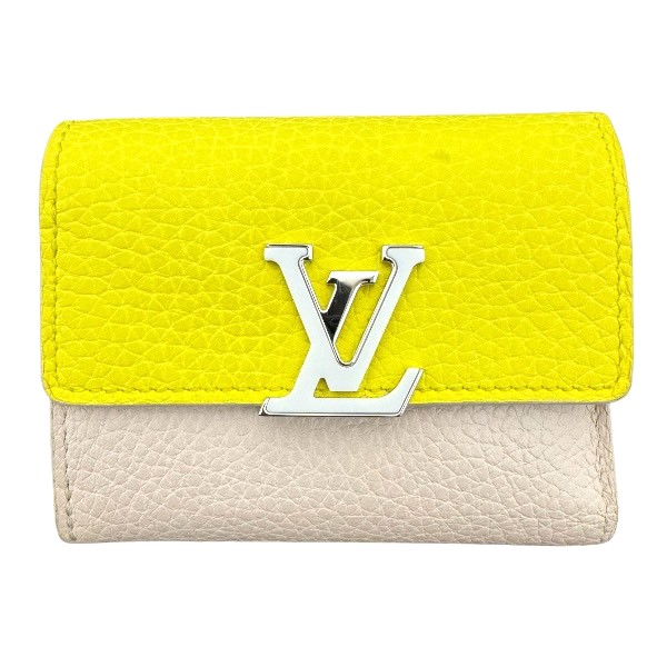 ルイヴィトン Louis Vuitton カプシーヌ ポルトフォイユ・カプシーヌXS M80325 3つ折り紙入れ レディース 貨物輸送無料 【中古】