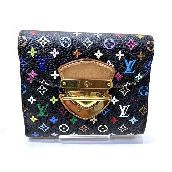 ルイヴィトン Louis Vuitton マルチ色合い ポルトフォイユ コアラ M60283 3つ折り紙入れ レディース 貨物輸送無料 【中古】