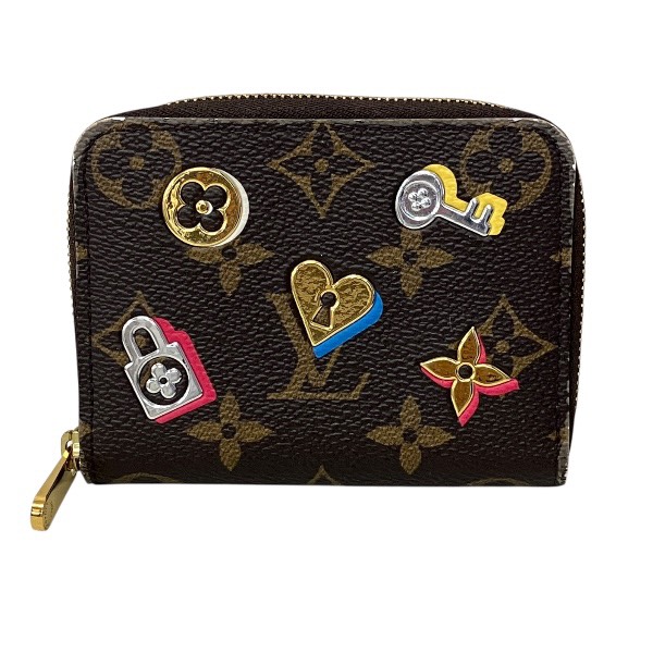 ルイヴィトン Louis Vuitton モノグラム ラブロック ジッピーコインパース M64118 コインケース レディース 財布 送料無料 【中古】