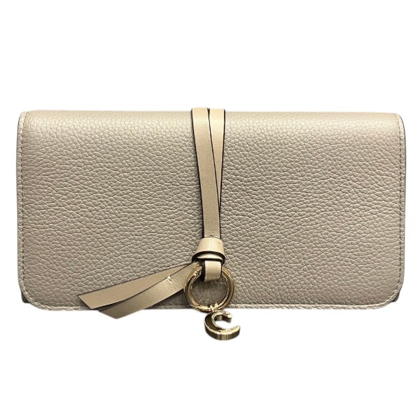 クロエ Chloe CHC21WP942F57 レザー アルファベット 長財布 レディース 送料無料 【中古】｜ワンダープライス　店