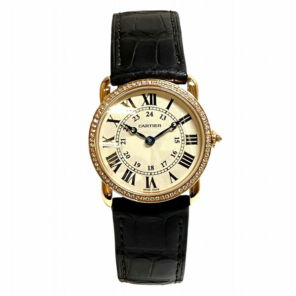 カルティエ Cartier ロンドルイ WR000351 クォーツ 時計 腕時計 レディース 送料無料 【中古】