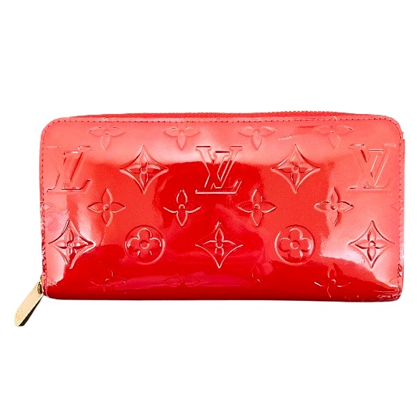 ルイヴィトン Louis Vuitton モノグラムヴェルニ ジッピーウォレット M91981 長紙入れ レディース 貨物輸送無料 【中古】