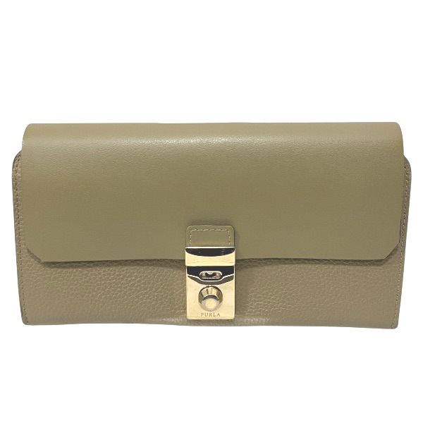 フルラ FURLA ミラノ XL レザー 長財布 レディース 送料無料 【中古】
