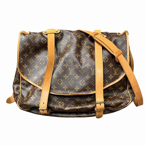 ルイヴィトン Louis Vuitton モノグラム ソミュール43 M42252 御徒面子 ショルダーバッグ ユニ一発やる 貨物輸送無料 【中古】