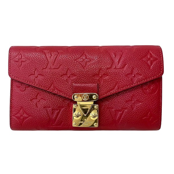 ルイヴィトン Louis Vuitton モノグラムアンプラント ポルトフォイユメティス M63728 長紙入れ レディース 貨物輸送無料 【中古】