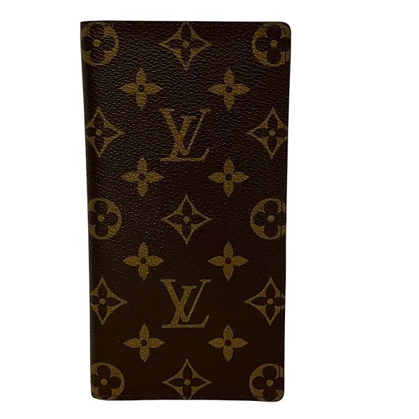 ルイヴィトン Louis Vuitton モノグラム ポルトバルール カルトクレディ M61823 長紙入れ 2つ折り紙入れ メンズ 貨物輸送無料 【中古】
