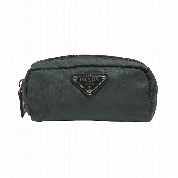 楽天市場】PRADA プラダ ポーチ DENIM デニム 化粧ポーチ コスメポーチ